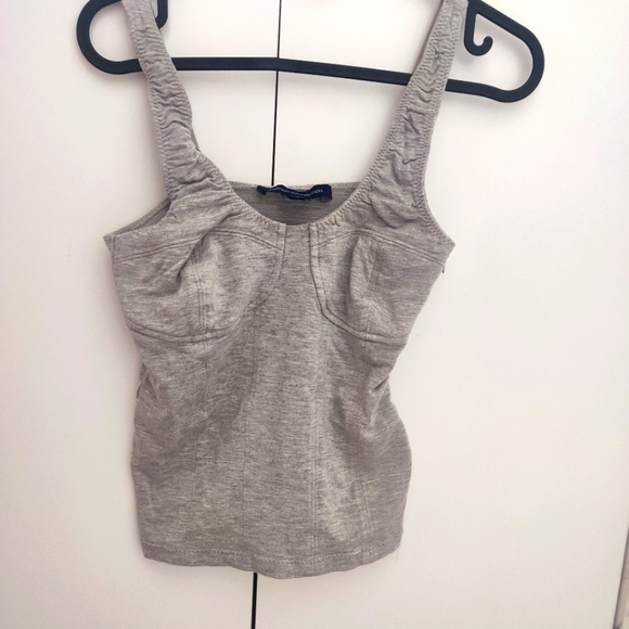 French Connection Jersey Corset Top - Picture 2 of 4